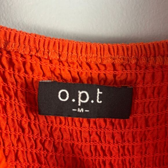 O.P.T Athena Smocked Midi-Dress - Picture 4 of 7